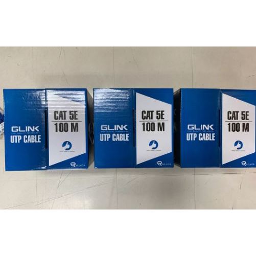 ส่งจากไทย GLINK สายแลน CAT5E 100M. ภายใน GL5001 GL-5001 100ม.