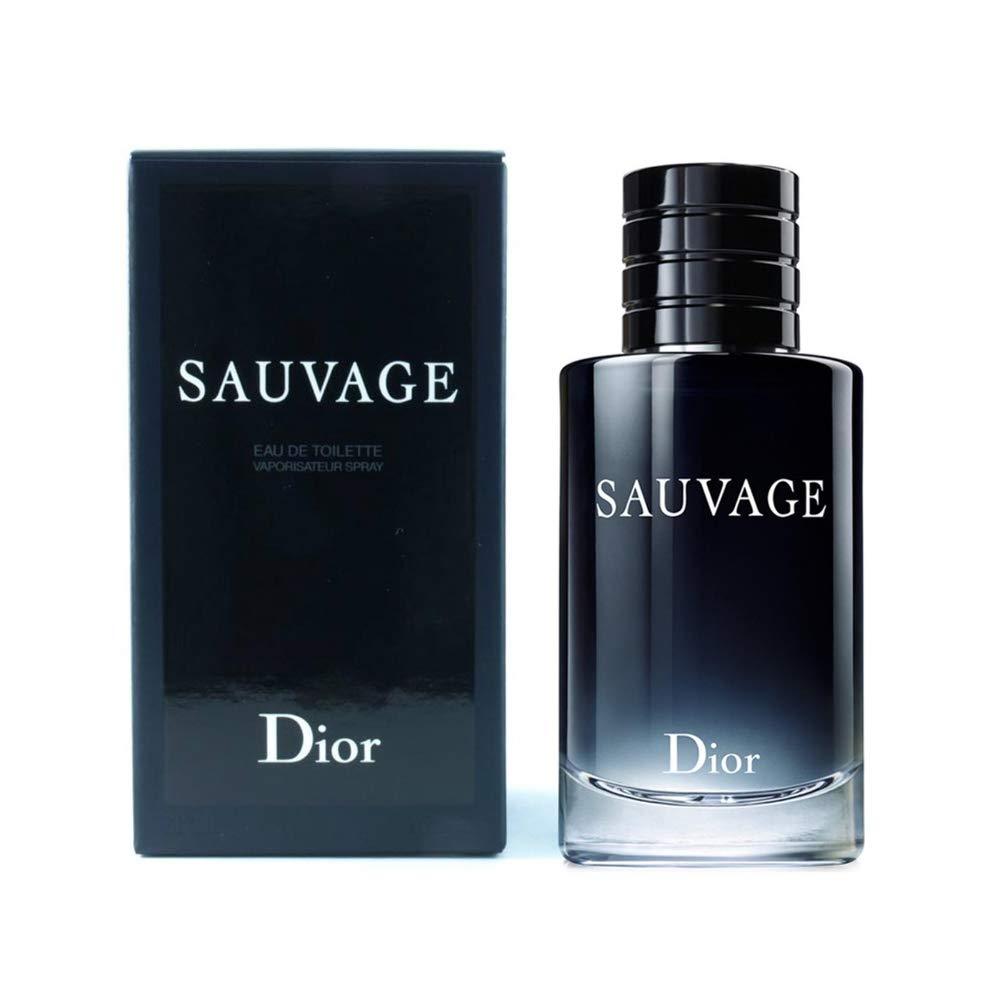 Christian Dior Sauvage Eau De Toilette Spray for Men, 3.4 Fluid Ounce 100ml