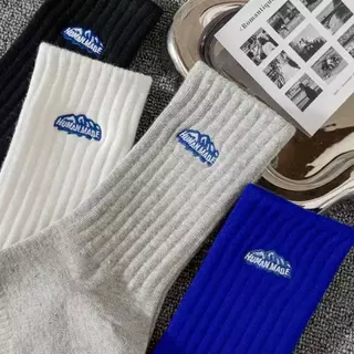 ถุงเท้าทำงาน สีพื้น ผ้านิ่ม ดูดซับเหงื่อ แฟชั่น สไตล์เกาหลีKorean breathable socks cotton socks solid color socks