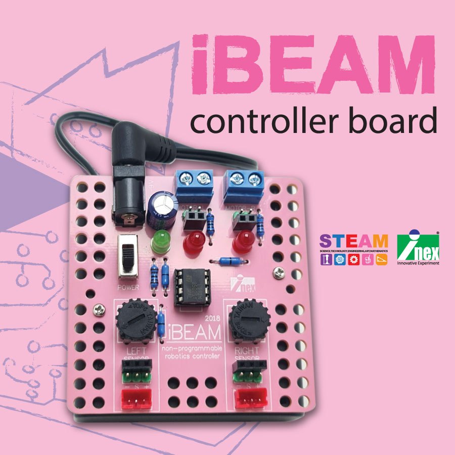 iBEAM board แผงวงจรควบคุมระบบอัตโนมัติอย่างง่าย จากวงจรอิเล็กทรอนิกส์พื้นฐาน