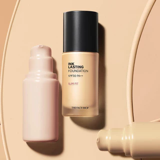 แท้💯พร้อมส่ง The Face Shop Ink Lasting Foundation SPF30 PA++ Slim Fit EX / Glow / Ultra Fit SPF20 PA++ 1mL รองพื้นงานผิว