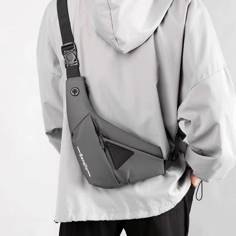 กระเป๋าสะพายข้าง แฟชั่น มาใหม่ G40(3สี ดำ เทา น้ำเงิน)