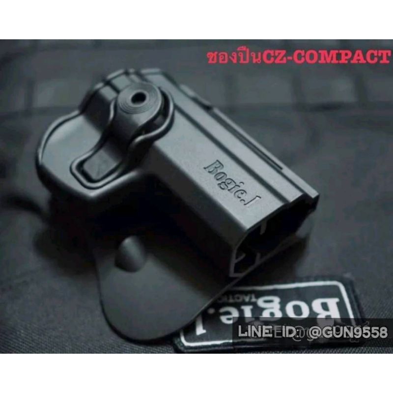 Bogie1 ซองพกนอก POLYMER รุ่น CZ75 COMPACT (ปลดล็อคนิ้วชี้)