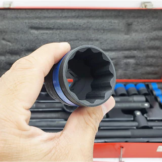 ชุดบล็อกดำ 24 ชิ้น ขนาด 1/2 (4หุน) EURO KING TOOLS ชุดเครื่องมือ ประแจ มีให้เลือก ลูก 6 เหลี่ยม และ 12 เหลี่ยม
