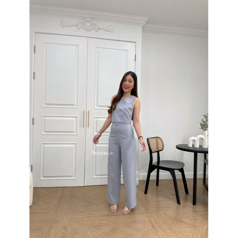 Sisters.u TOP 103 เสื้อแขนกุด กระดุมปั้มข้าง - รูปที่ 4