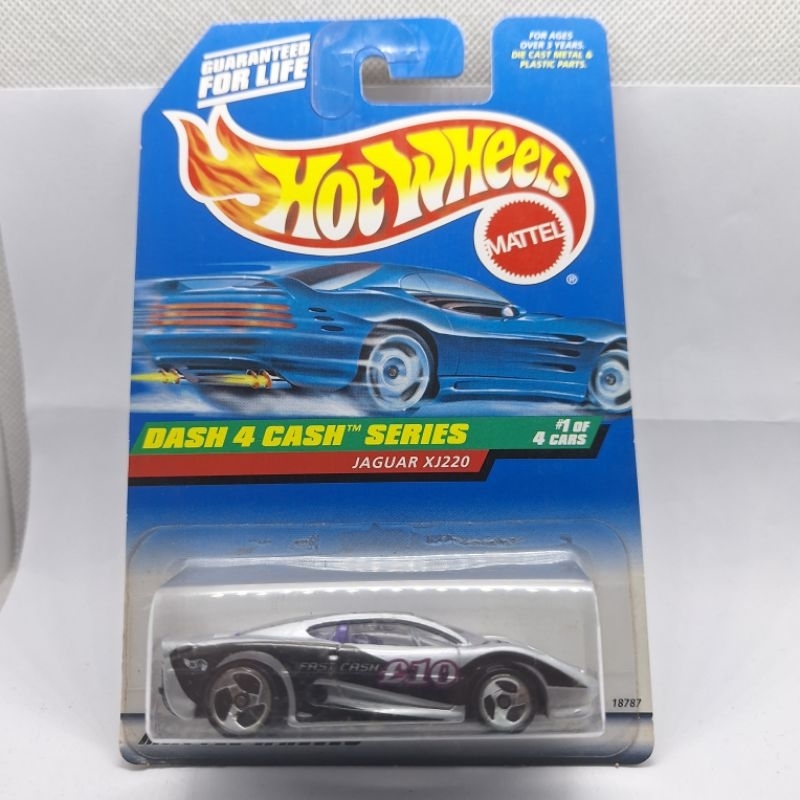 รถเหล็ก Hotwheels JAGUAR XJ220 DASH 4 CASH SERIES (ib20)