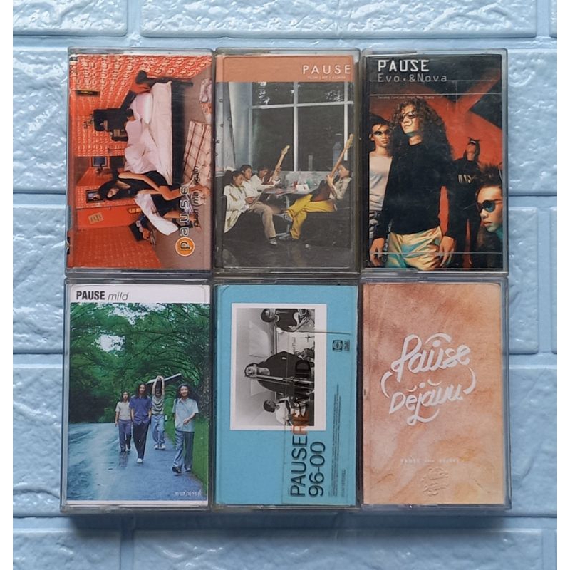 เทปเพลง_PAUSE (พอส) : 5 อัลบั้ม (อัลบั้ม 1 มี 2 แบบ) อัปเดตเรื่อยๆ