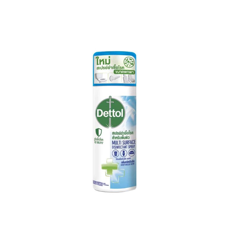 Dettol Multi Surface Disinfectant Spray 50 ml. Exp:06/05/2524