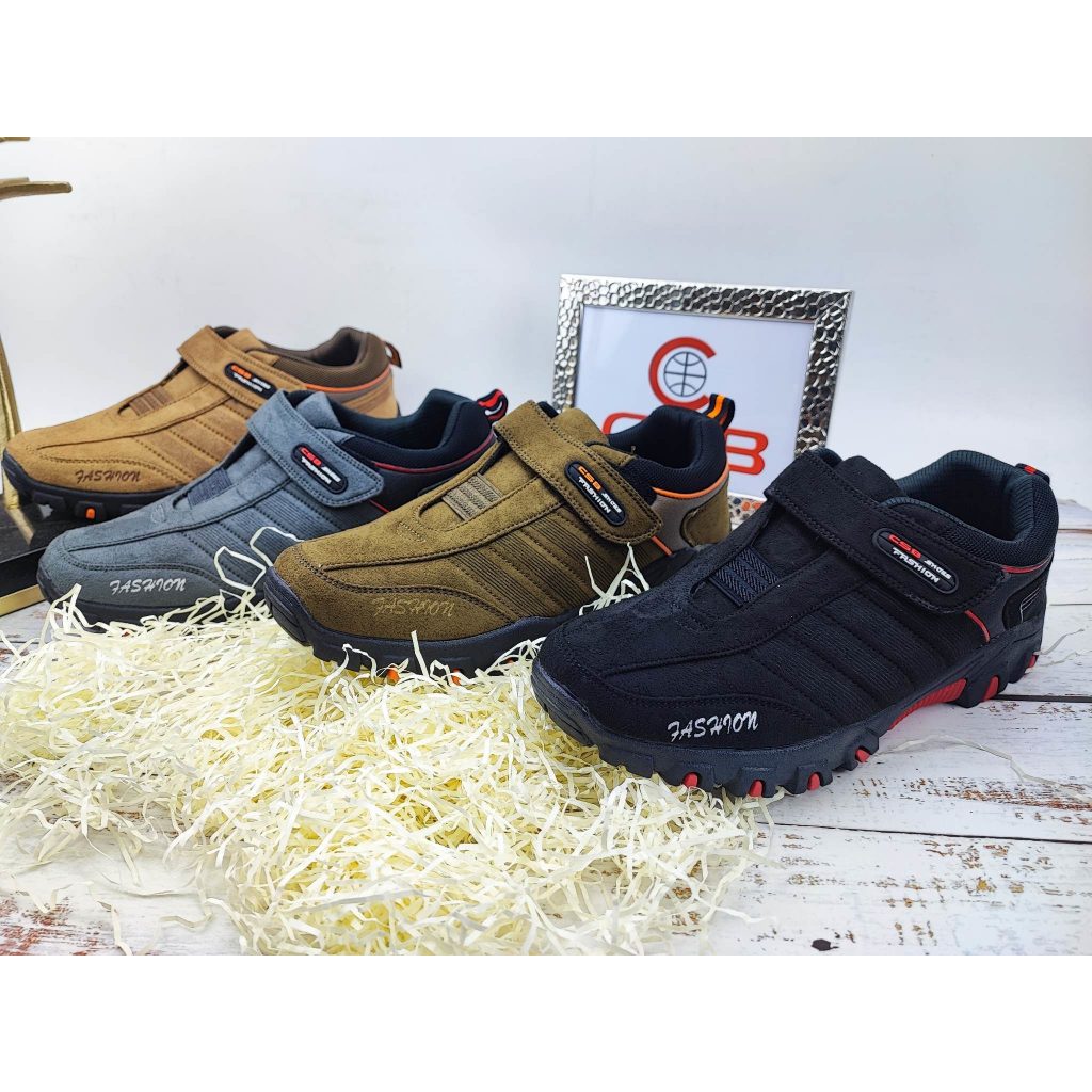 SL90053รองเท้าผ้าใบผู้ชายแบบเทปไซส์41-45มี4สี