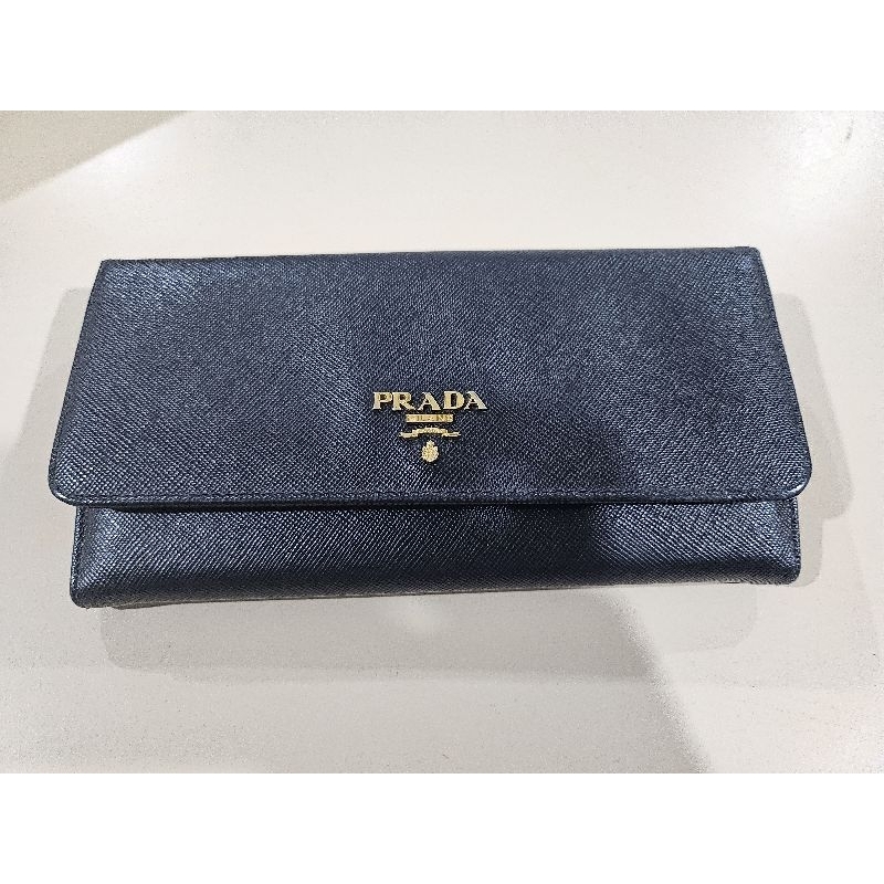 prada long wallet ของแท้ 100% อุปกรณ์ครบ #prada #secondhand