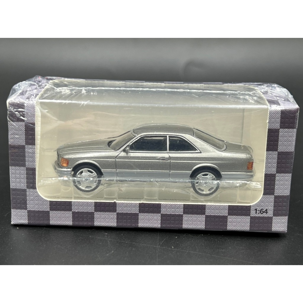 DCT 1/64  Benz 500SEC Diecast Model CarGrey-LHD