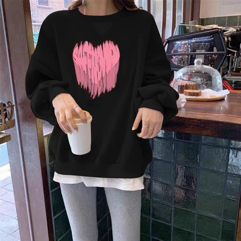 เสื้อกันหนาว เสื้อแขนยาวสไตล์เกาหลี เสื้อแขนยาวเนื้อผ้านิ่ม ใส่สบายมาก