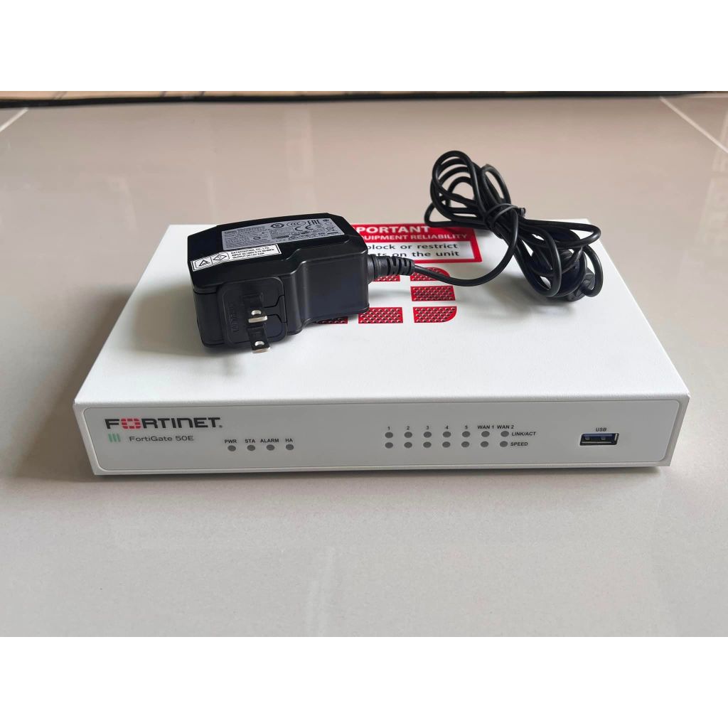fortigate 50E ฟอติเกตมือสองพร้อมใช้งาน