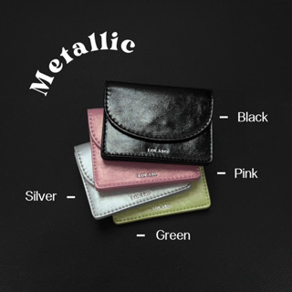 New พร้อมส่งจากไทย กระเป๋าสตางค์ lolabo หน้าโค้ง* สีเมทาลิค …