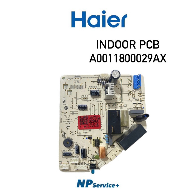แผงวงจรแอร์ แผงบอร์ดแอร์ไฮเออร์|A0011800029AX|Haier|0011800029AX|INDOOR PCB|อะไหล่แท้100%|แผงวงจรแอร์คอยล์เย็น
