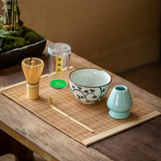 [AC095]เสื่อไม้ไผ่ ญี่ปุ่น สำหรับชงชา ขนาด 25*35 ซม.