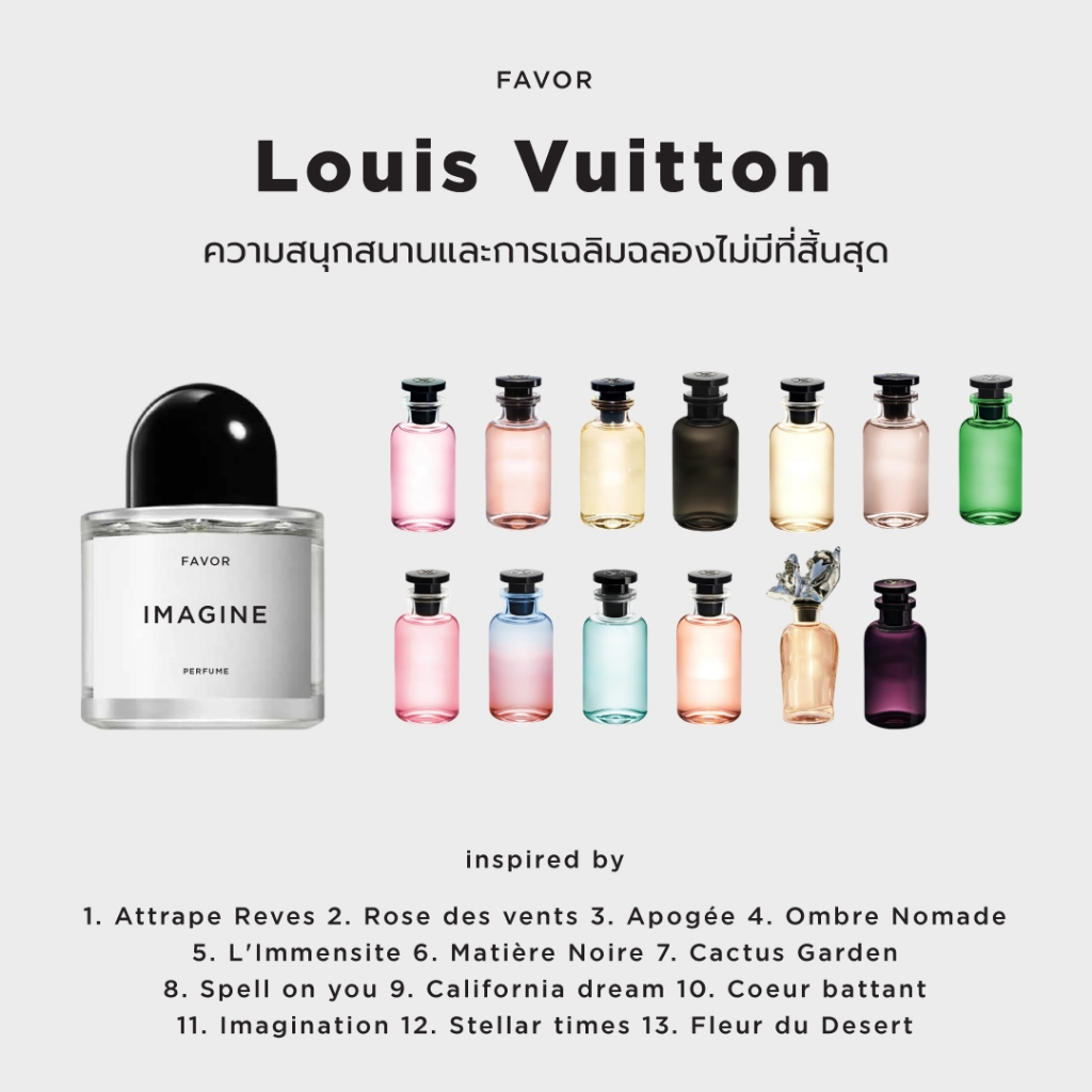 Louis Vuitton น้ำหอมแนวกลิ่น หลุยส์วิตตอง spell on you california dream coeur battant imagination stellar times