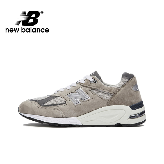 【ของแท้ 100%】New Balance NB 990V2 M990GY2 Running shoes gray