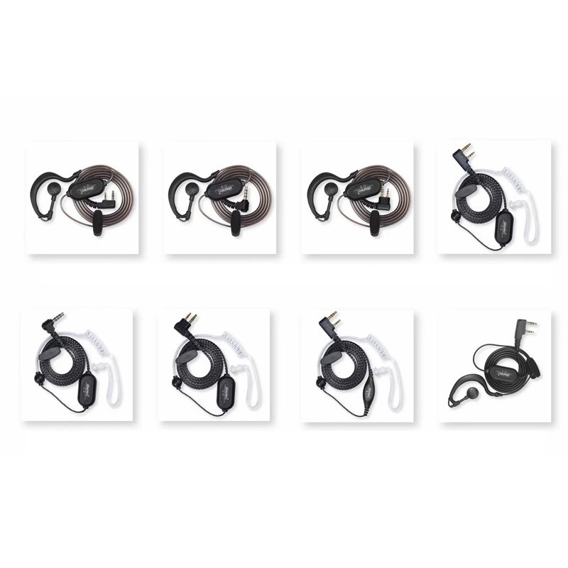 อุปกรณ์เสริมเครื่องส่งรับวิทยุ สายหูฟัง C3 อลูมิเนียมฟอยล์ ท่อ C1 K5 หัว K/M/Y สากล