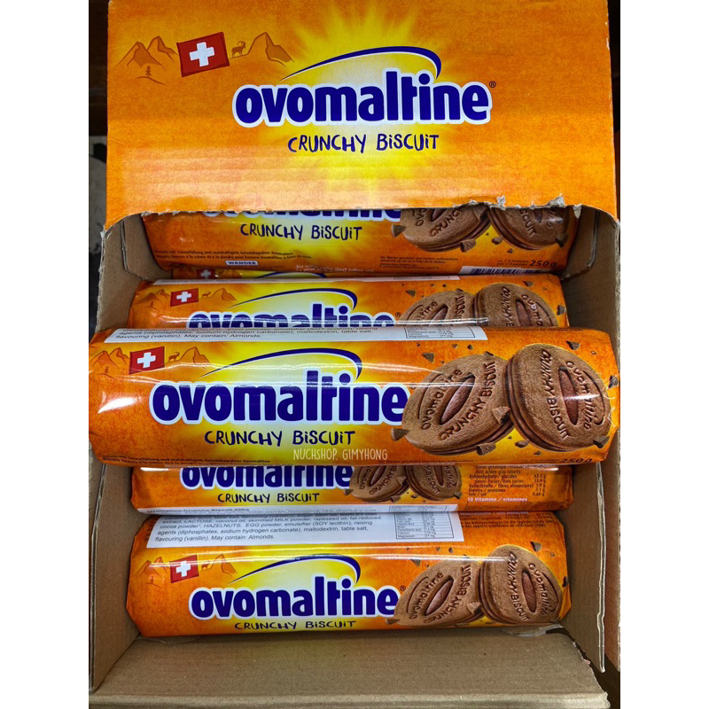 Ovomaltine Crunchy Biscuit คุ้กกี้โอวัลตินจากสวิสเซอร์แลนด์ 1/2026