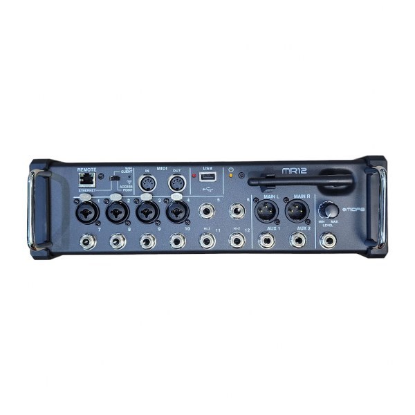 Mixer Midas MR12 ดิจิตอลมิกเซอร์ 12 แชนแนล เครื่องบันทึกสเตอริโอ USB เหมาะสมสำหรับงานกลางแจ้ง อีเวนท