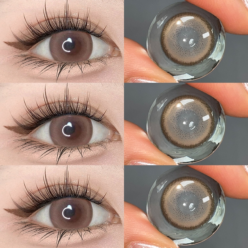 Midroo【COD】🍭คอนแทคเลนส์สี Brown Contact Lens รายเดือน1คู่ 14.0mm-14.5mm - รูปที่ 5