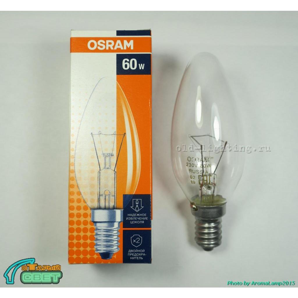 OSRAM หลอดไฟแชนเดอร์เรีย หรี่แสงได้ ุ60 W 230V ขั้ว E14