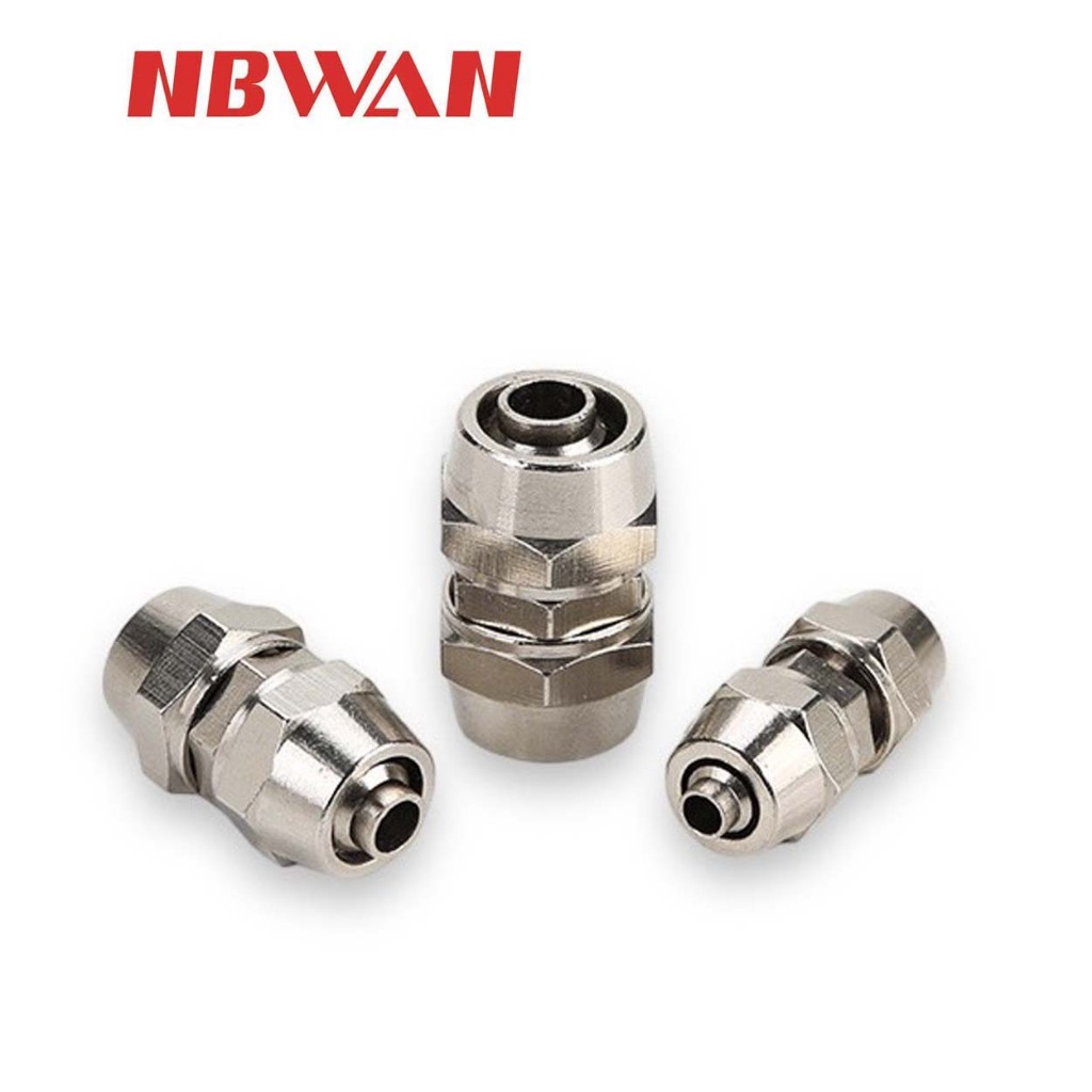 NBWAN ข้อต่อนิวเมติก ท่ออากาศ ขันเร็ว PU