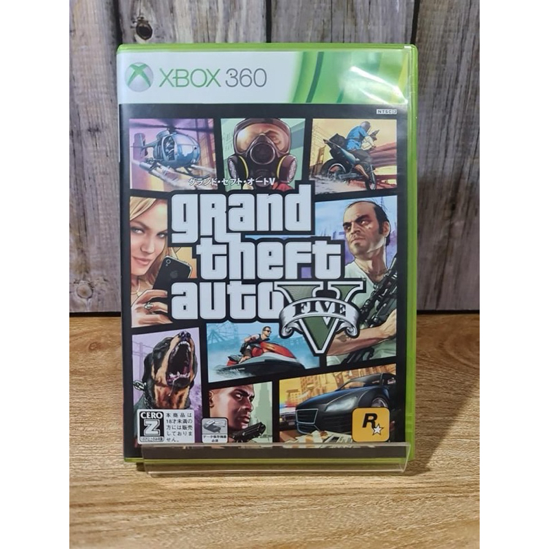 แผ่นเกมส์ XBOX360 เกมส์ Gta V (Gta 5) ของแท้มาจากJapan