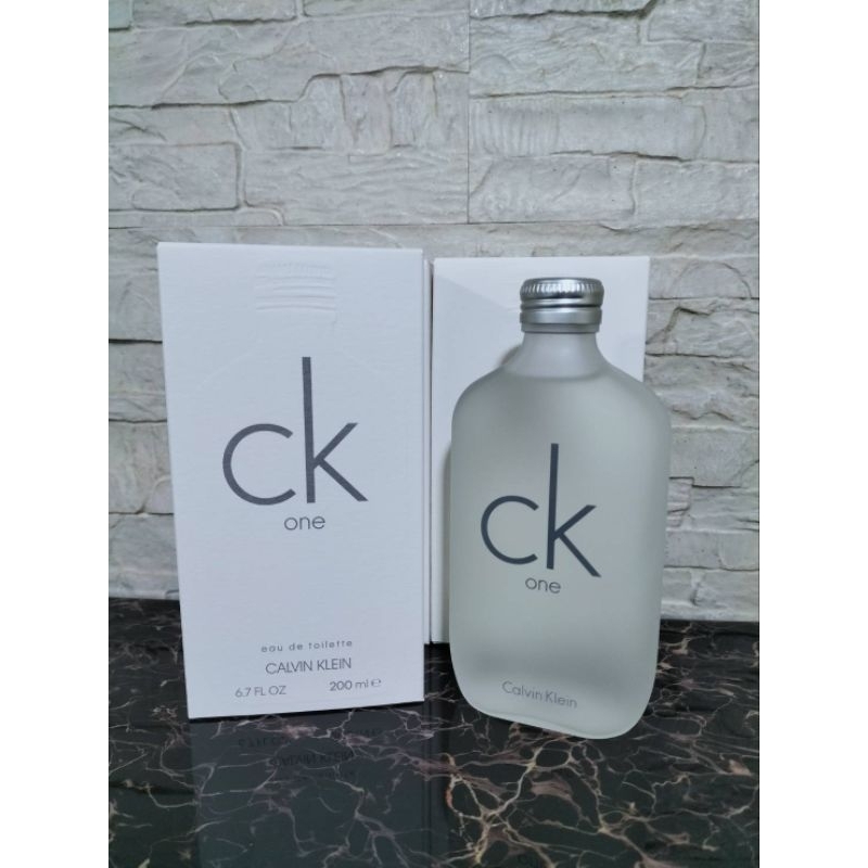 [น้ำหอมพร้อมส่ง แท้100%] Ck one EDT 200ml