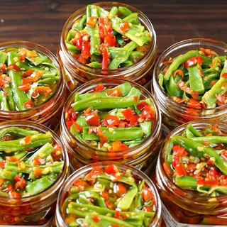 ยำผักก๊งฉ่ายพริกจีน🌶️เผ็ดกรอบอร่อยกรุบๆ คลุกกับเครื่องเทศ รสชาติจัดจ้าน 🌶️(ทานกับอะไรก็อร่อย)มีหลายแบบไห้เลือก