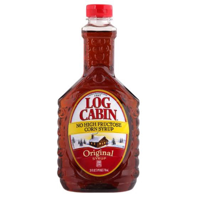 Log cabin syrup 710ml. น้ำเชื่อมราดแพนเค้ก แท้100% จากอเมริกา