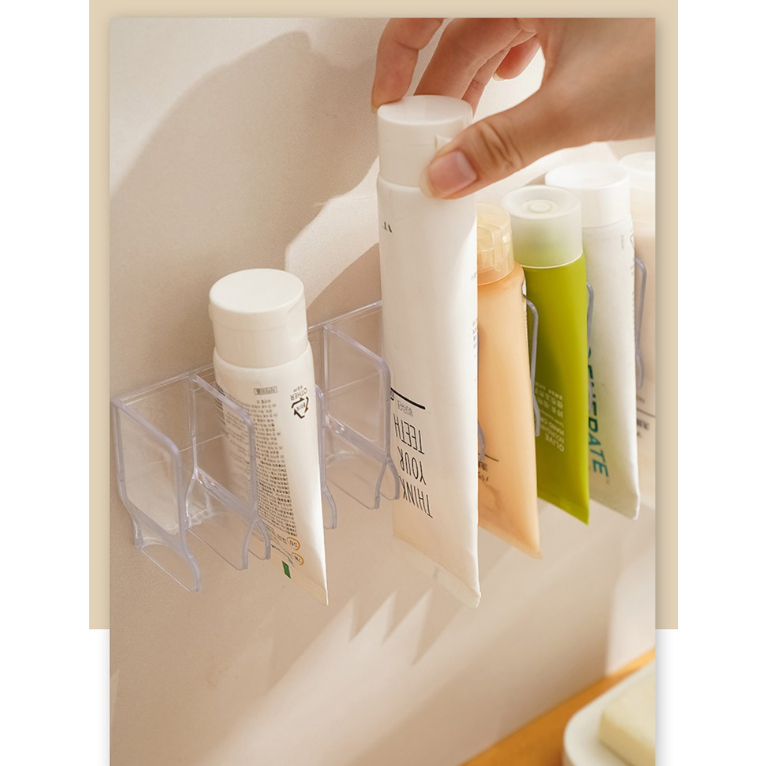 ตะขอแขวนผนัง แขวนขวดครีม ยาสีฟัน แขวนอเนกประสงค์ - รูปที่ 5