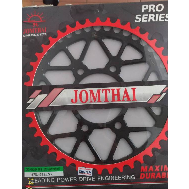 สเตอร์หลัง JOMTHAI ZX25R / ZX6R /NINJA650R / Z650 / ER6N / YERSYS650 / Z800 (520) 45T