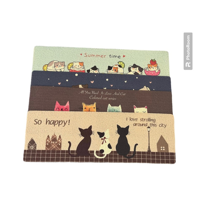พรมดักฝุ่นใยใวนิวขนาด39x120cmดักฝุ่นได้ดีซับน้ำดี