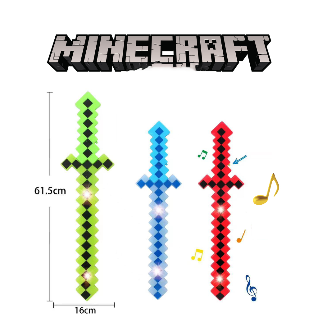 [พร้อมส่ง]ดาบมายคราฟ  MINECRAFT ของเล่นสําหรับเด็ก