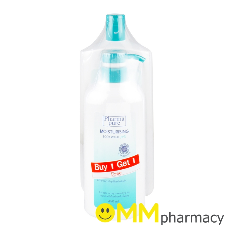 PP MOISTURISING BODY WASH PH5 1000ML.+FREE 450ML.