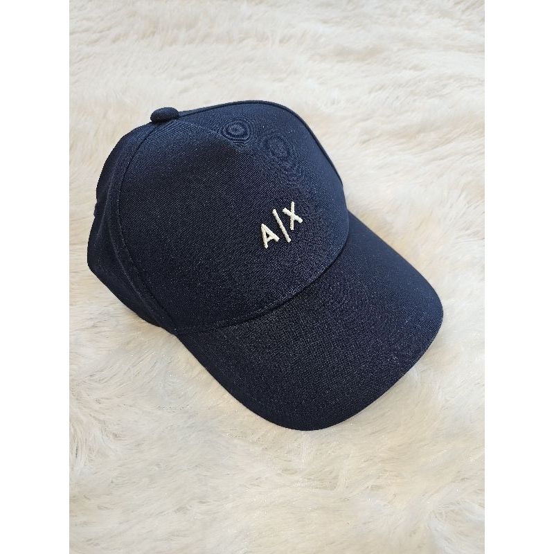 AMANI EXCHANGE Mini Logo Baseball Cap หมวกเบสบอล Amani Exchange