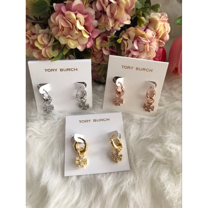 สวยหรูTory Burch pearl earring/มี3สี