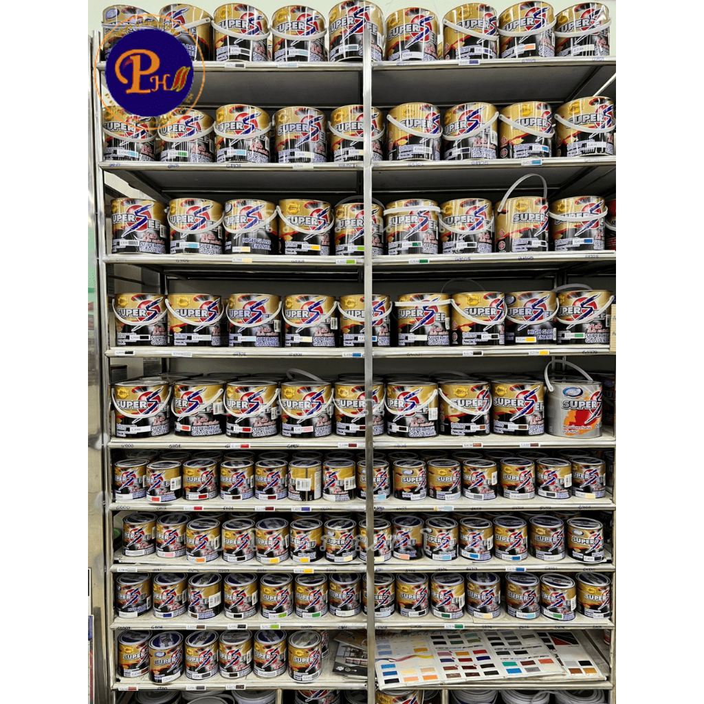 SuperSef สีน้ำมัน เคลือบเงา ทาเหล็ก ทาไม้ ซูเปอร์เซฟ ขนาด 0.9L.(1/4 แกลลอน)