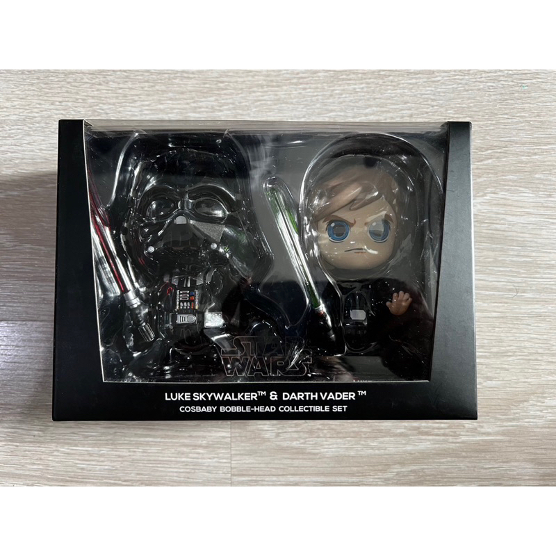 Hot Toys Star Wars Darth Vader & Luke Skywalker Cosbaby (s) กล่องคู่