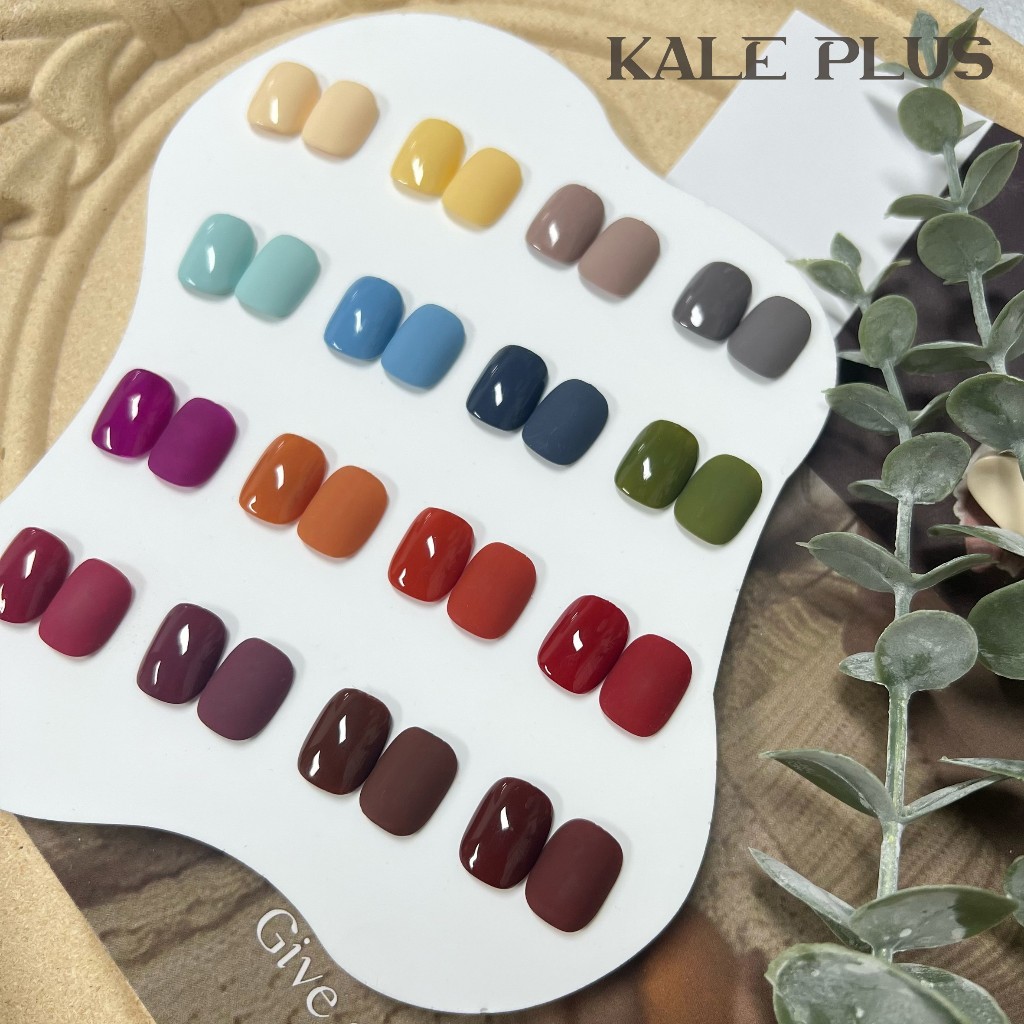 สีเจล kale plus KX081-095สี เทรนด์สีเล็บแฟชั่น16สี สีฮิตสุด สีพื้น ยาทาเล็บเจล ต้องอบ 12ml