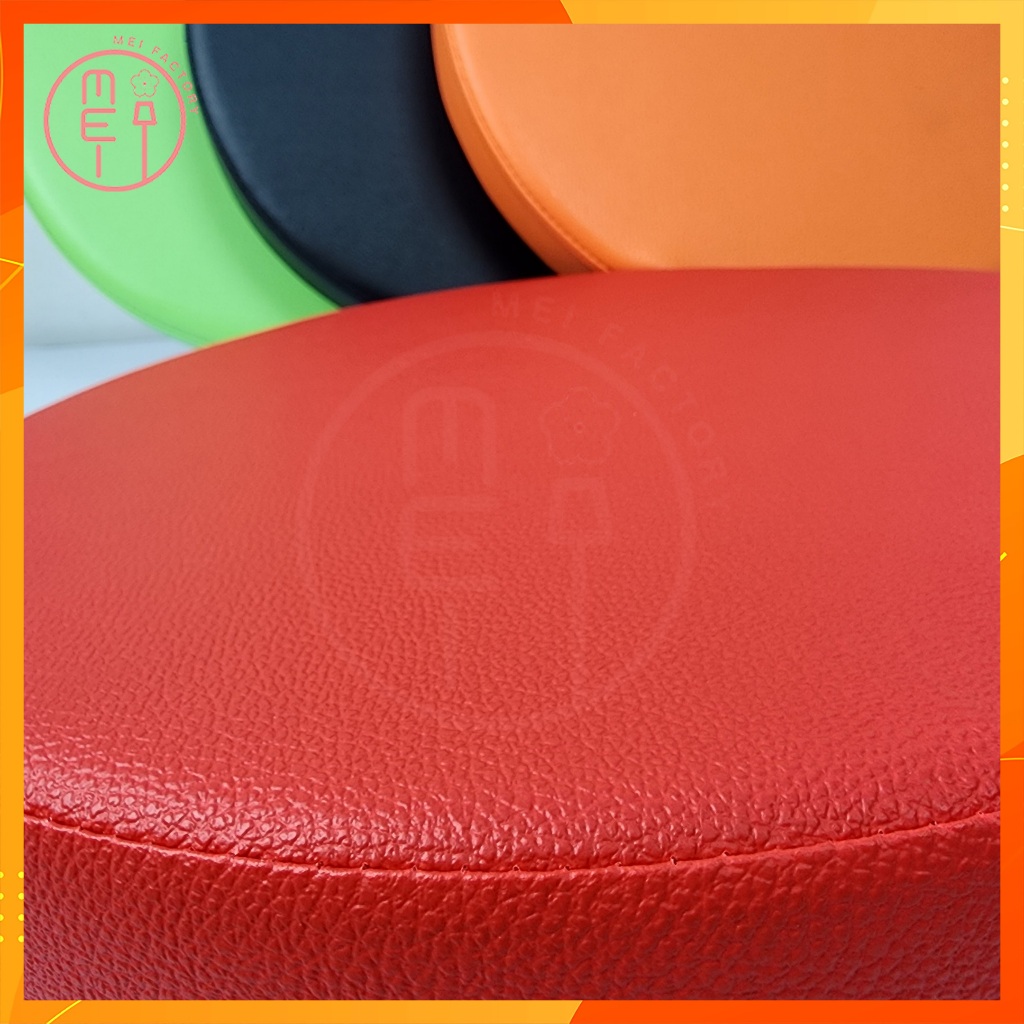 เก้าอี้บาร์เตี้ยมีล้อ นั้งทำงาน นั้งสบาย เก้าอี้บาร์อเนกประสงค์ (ที่นั้งเป็นแบบเบาะฟองน้ำ) - รูปที่ 5