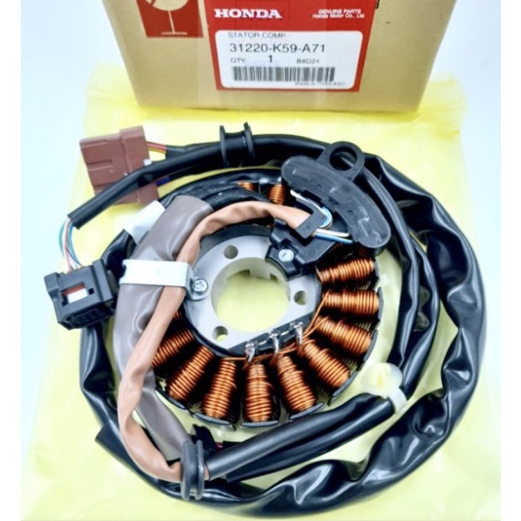 CLICK150i ฟินคอยล์ ขดลวดสเตเตอร์ 31220-K59-A71 ปี2019-2020