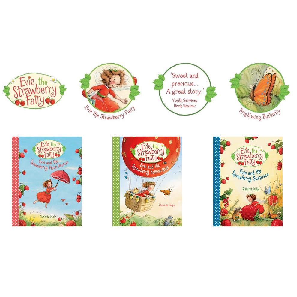 [หนังสือเด็ก ]Evie the Strawberry Fairy เล่ม 1,2,3 #fairy by Stefanie Dahle (Author) #Fairies