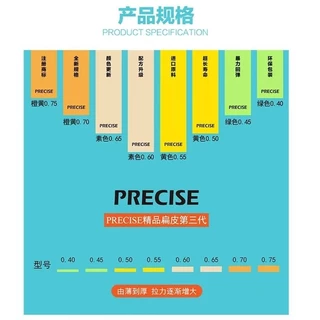 ยางแบน ยี่ห้อPreciseแท้ (หนา0.4-0.75mm.)