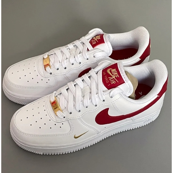 Nike Air Force 1 Low 07 essential white and red  ของแท้ 100 %