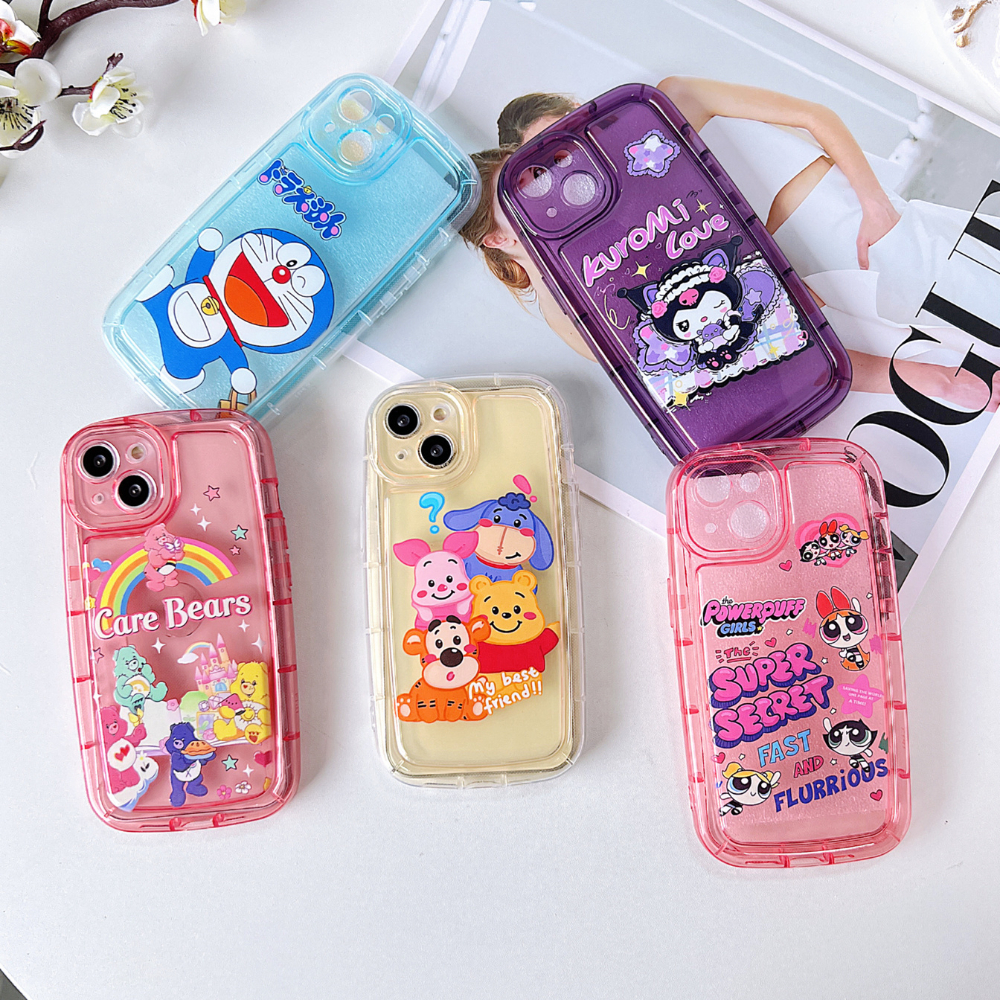 เคสนิ่ม ขอบมน ลายการตูนมาใหม่ สำหรับรุ่น I7 I8 SE I7plus i8plus XR I11 I12 I12PROMAX I13 I13PROMAX I14 I14PROMAX