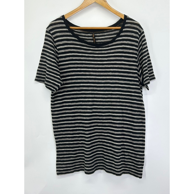 stripe t shirt nudie jeans co.