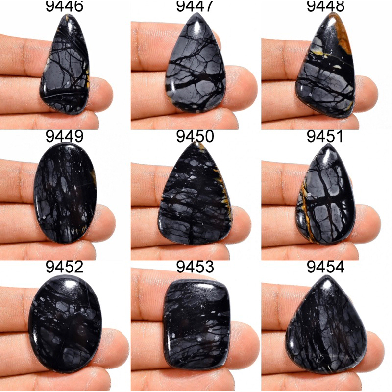 1 PC Random Pick  Natural Picaso Jasper 2-3 cm Polished Cabochon Stone / Top High Q  Jewelry Stone Healing Chakra. ราคา ถูกที่สุด ดีลบีเคเค แกลเลอรีภาพที่ 3